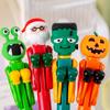 Cartoon Cute Boxing Ballpoint Pen Funny Creative Pumpkin Monster Santa Claus Decompression Pens Student Stationery Gifts