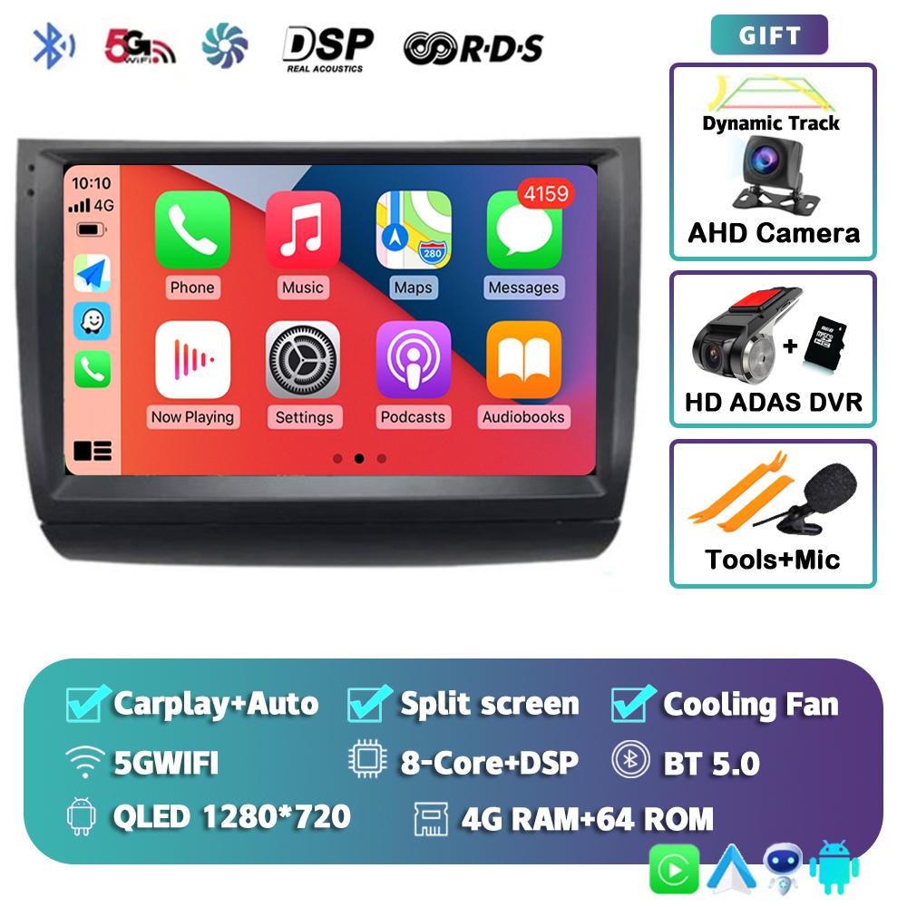 Android 14 Carplay Auto для Toyota Prius 20 2002 2003 2004 2005 2006 2007 2008 2009 Автомобильный радиоприемник, мультимедийный плеер, видео, стерео, DSP