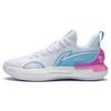 New LiNing YuShuai Retro South Beach Anti Slip Wear Resistant Low Top Basketball Shoes White Blue Pink ABPS031-2