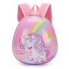 Spring New Kid's Book Bags for Boys and Girls 3-6 Years Old Baby Junior Kindergarten Schoolbag Cute Cartoon Princess Lightweight PVC Eggshell Backpack