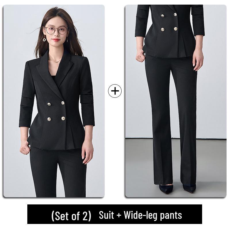 Женский профессиональный костюм класса люкс для администраторов, учителей и сотрудников салонов - Приталенный и модный