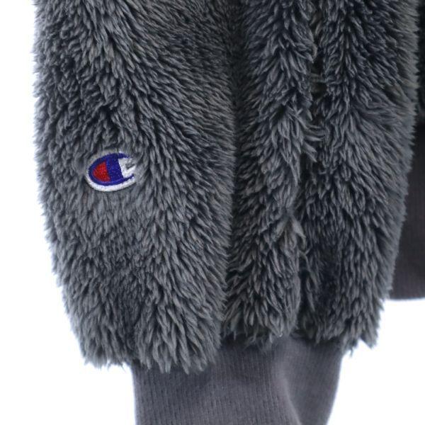 Champion Меховая флисовая куртка L серая Мужская Б/у