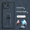 Skinsheep Leather Phone Case for Asus ROG Phone 9 Pro 9Pro Shockproof Matte Silicone Bumper Magnetic Stand Cover for ROG Phone9Pro Invisible Bracket