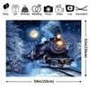 1pc Winter Photography Backdrop Scene Durable For Home Party Holiday Decor Christmas