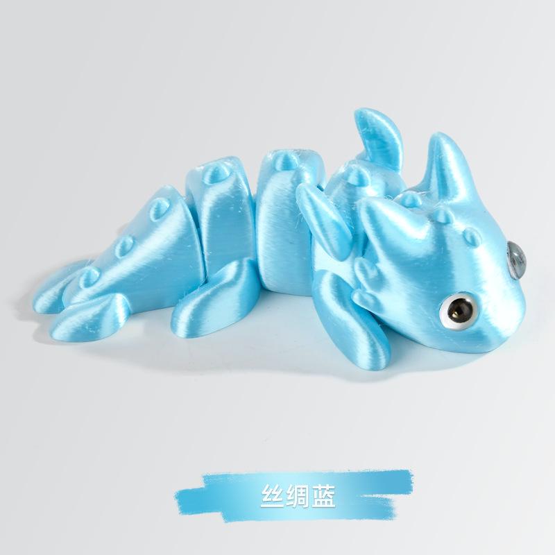 10 см 3D-печатные игрушки Симуляционная кукла Рыба Реалистичные глаза Суставные соединения Движущиеся Детские игрушки Подарки Домашний декор