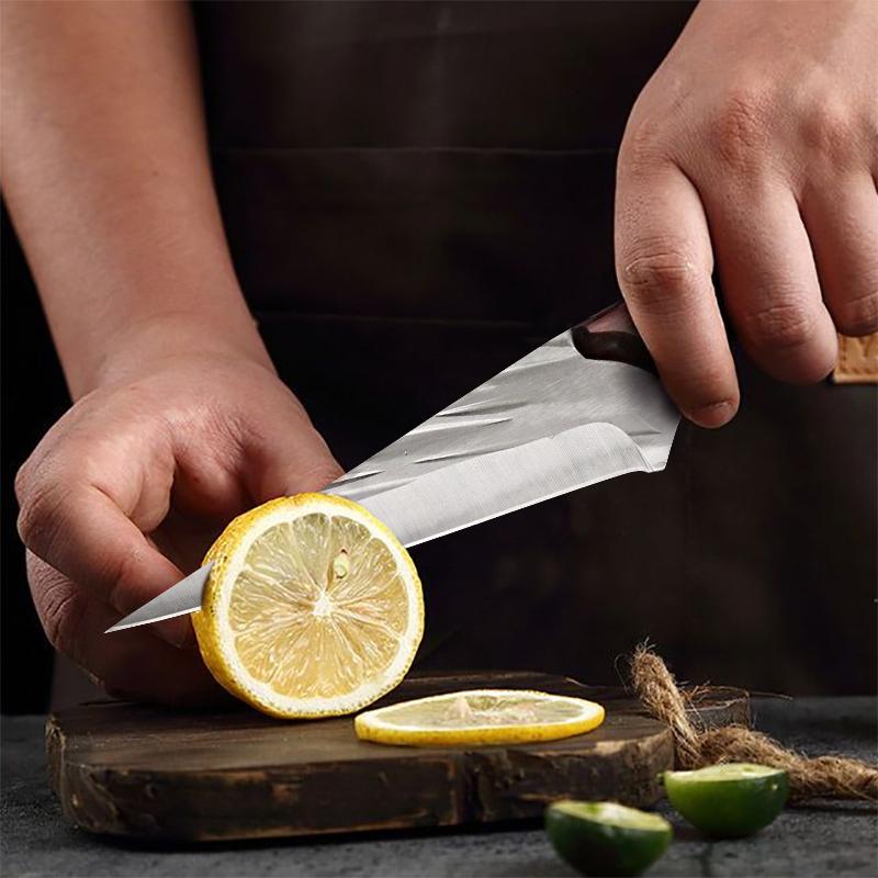 1PC Forging Boning Knife Chef's Knife Slaughtering Pigs Sheep Meat Cutting Knife Stainless Steel Cooking Knife