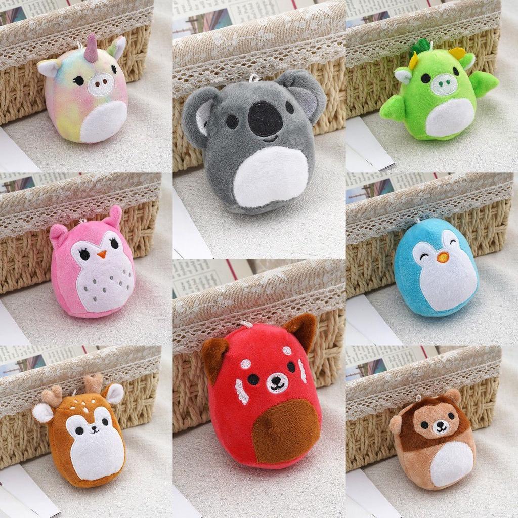 Cozy Squishallow Keychain Bear Plush Toy For Children Gift