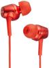 Sony Earphones MDR-EX255AP: Canal Type with Remote Control and Microphone, Red MDR-EX255AP R