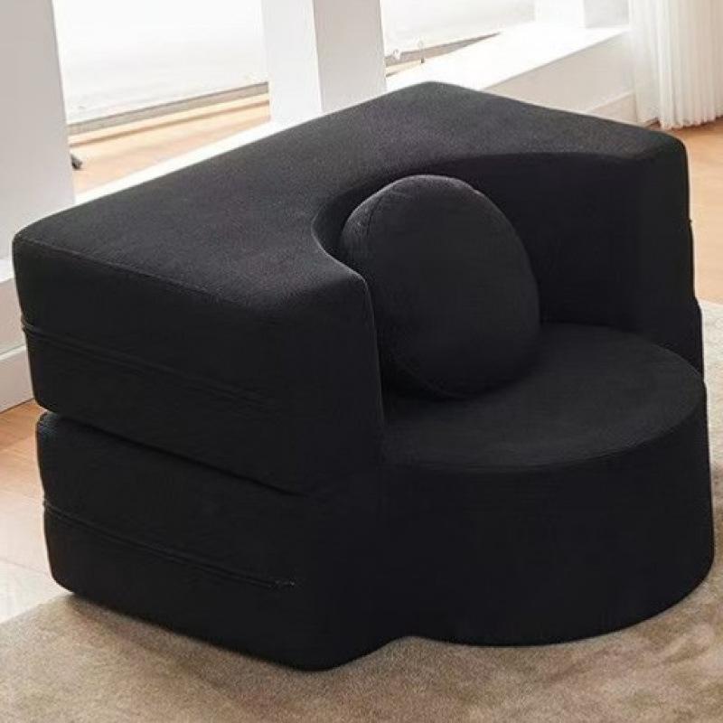 Living Room Convertible Sofa Bed Modular Home Furniture Convertible Sleeper Couch Flannel Upholstered Lounge Sofa Soft