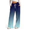 Women's Wide-leg Casual Pants High Waist Gradient Sports Pants