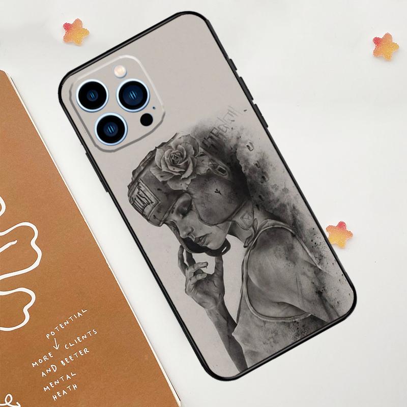 Чехол для телефона с изображением бокса для iPhone 17 Pro Max 11 14 15 16 Pro Max 12 13 mini 16 Plus 16e 17 Air Funda