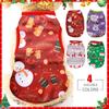 Christmas Dog Clothes Cotton Pet Clothing Hoodies For Small Dogs Cats Vest Shirt Puppy Dog Costume Kitten Outfit Dogs Gift