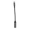 DC3.0mmx1.1mm Female Input to Type C Male Power Charging Cable Support Up to 100W Power PD Charge Cable