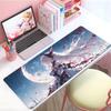 Game Elegant Wuthering Waves Colette Mouse Pad Large Thick Desk Pad Stitched Edges Gaming Mouse Mat For Pc