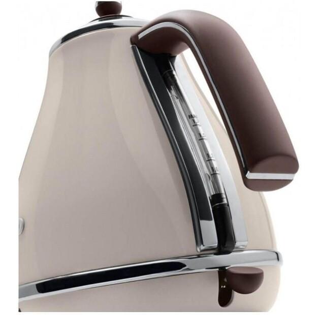 Электрический чайник De'Longhi Icona KBOV2001.BG бежевый