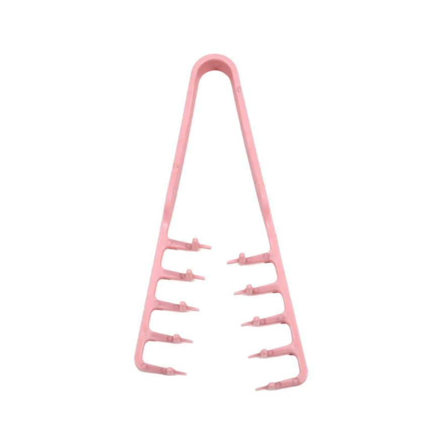 Creative Men Women Wide Tooth Textured Hair Styling Comb Fluffy Hair Root Comb Hairdressing Tool