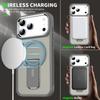 Folding Holder Magnetic Phone Case For IPhone 17 16 15 14 13 12 11 Pro Max Air Plus Magsafe Charging Hard Back Cover