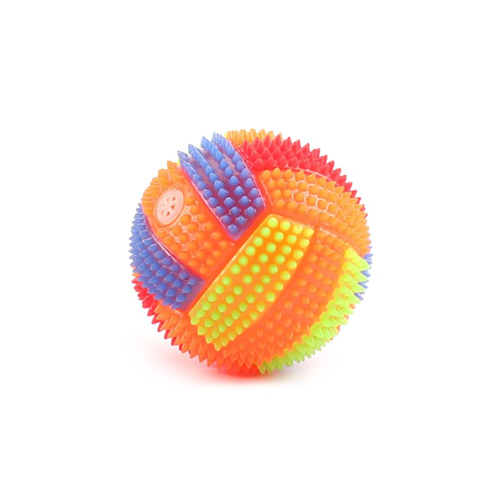 Домашние собаки мигающий футбольный мяч в форме светодиода пищащий прыгающий мяч забавная детская игрушка интерактивные игрушки для жевания для собак и кошек маленькие и большие собаки