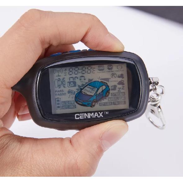 CENMAX ST-7A Русская версия ЖК-пульт дистанционного управления для 7A ЖК-брелока автомобильный пульт 2-сторонний автомобильный охранный комплекс / АМ-передатчик