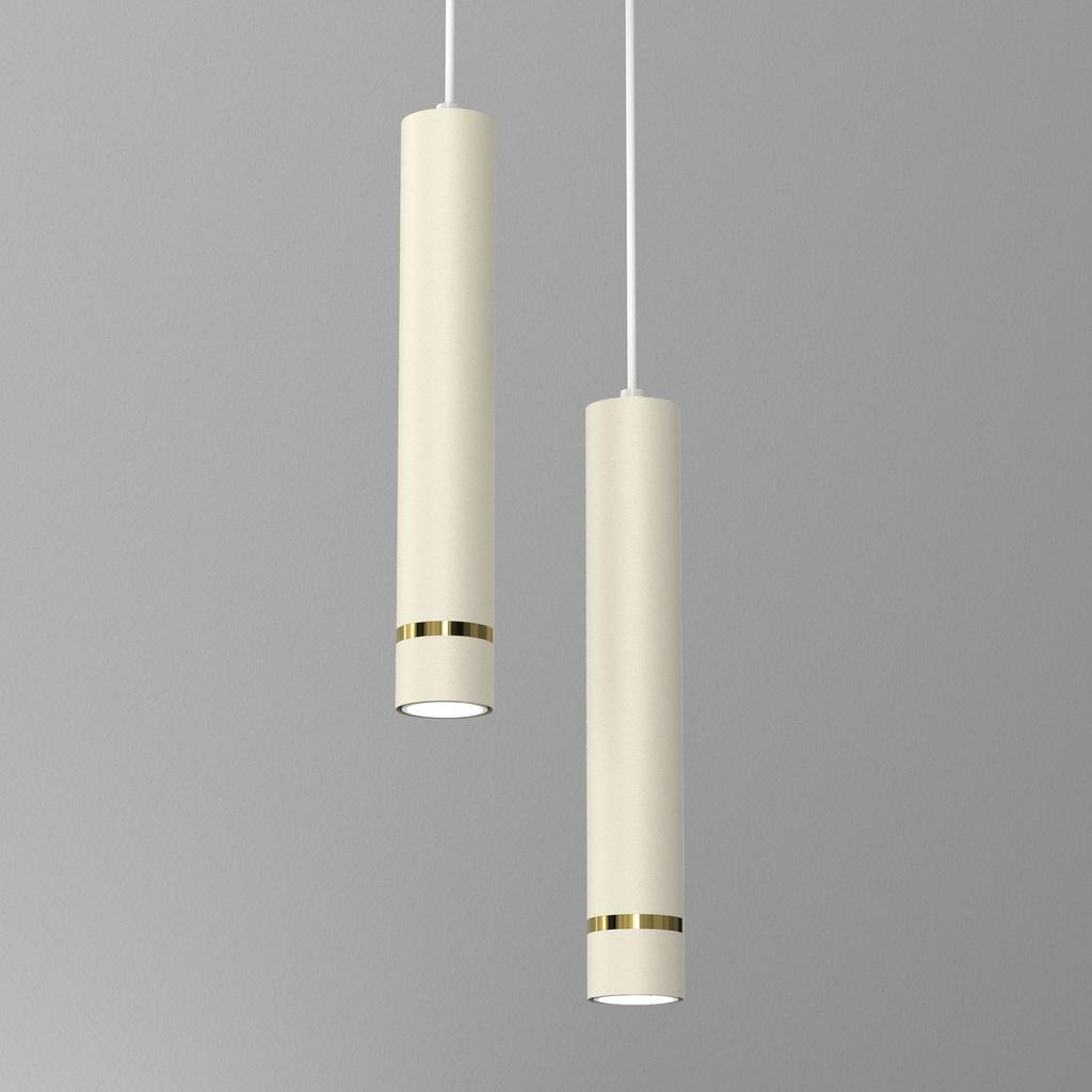 Lampa wisząca sufitowa tuba zwis metal gu10 led sopel 2-pkt polska lampa