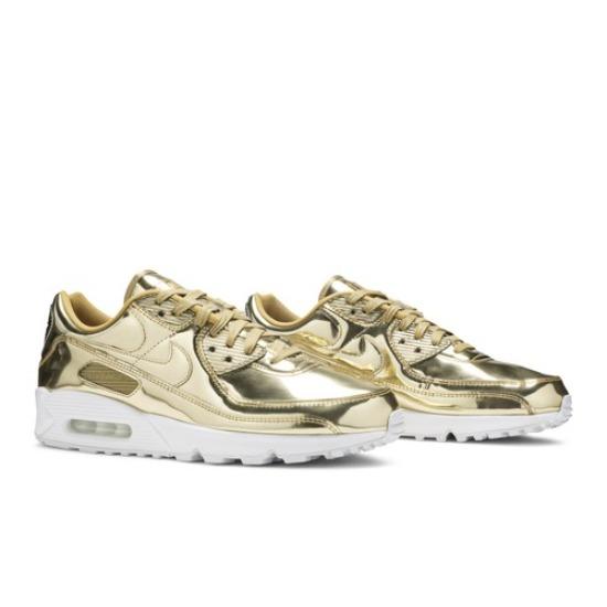 Nike Air Max 90 'Metallic Pack - Gold' CQ6639-700 Женская обувь