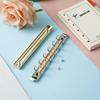 1Pcs A7 Stainless Steel Notebook Ring Binder Clips 6 Rings Paper Binder for Albums Journals Office School Stationery Supplies