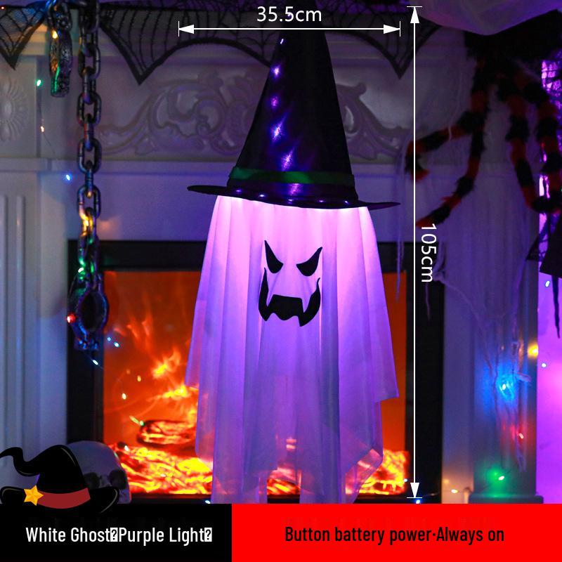 New Halloween LED Ghost Hanging Lights for Halloween Decor