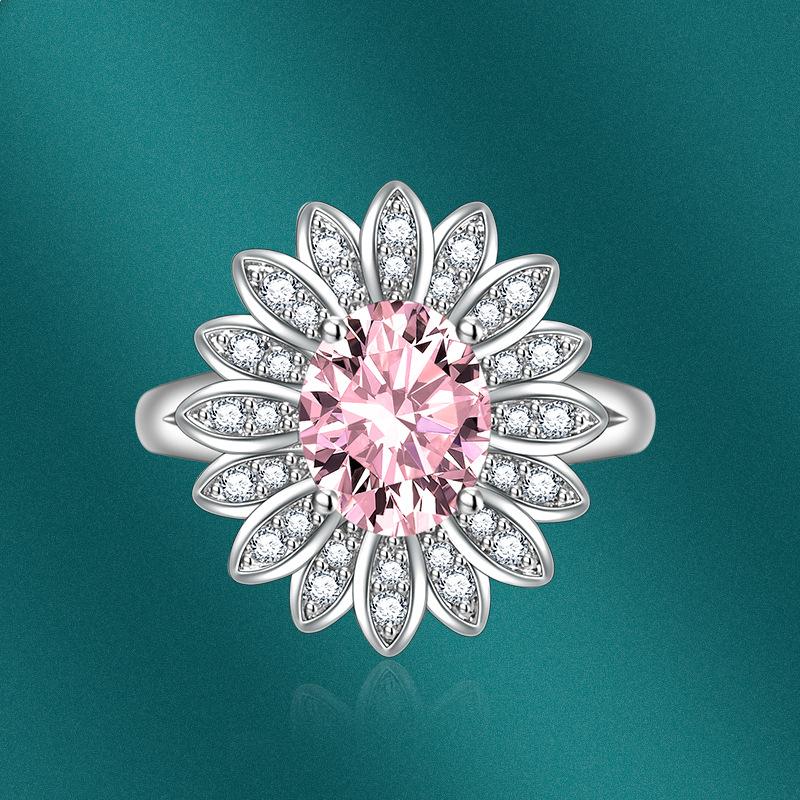 BELLA BOX Открывающиеся кольца изменяемого размера для женщин, циркон, помолвка, изысканные ювелирные изделия, подарок
