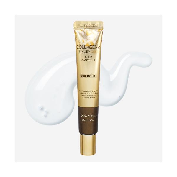 3w Clinic Коллаген и Роскошное Золото Комплексный Уход (Шампунь, Гель для душа, Лосьон для тела, Эссенция для волос, Мист для волос, Ампула для волос) (20 вариантов)