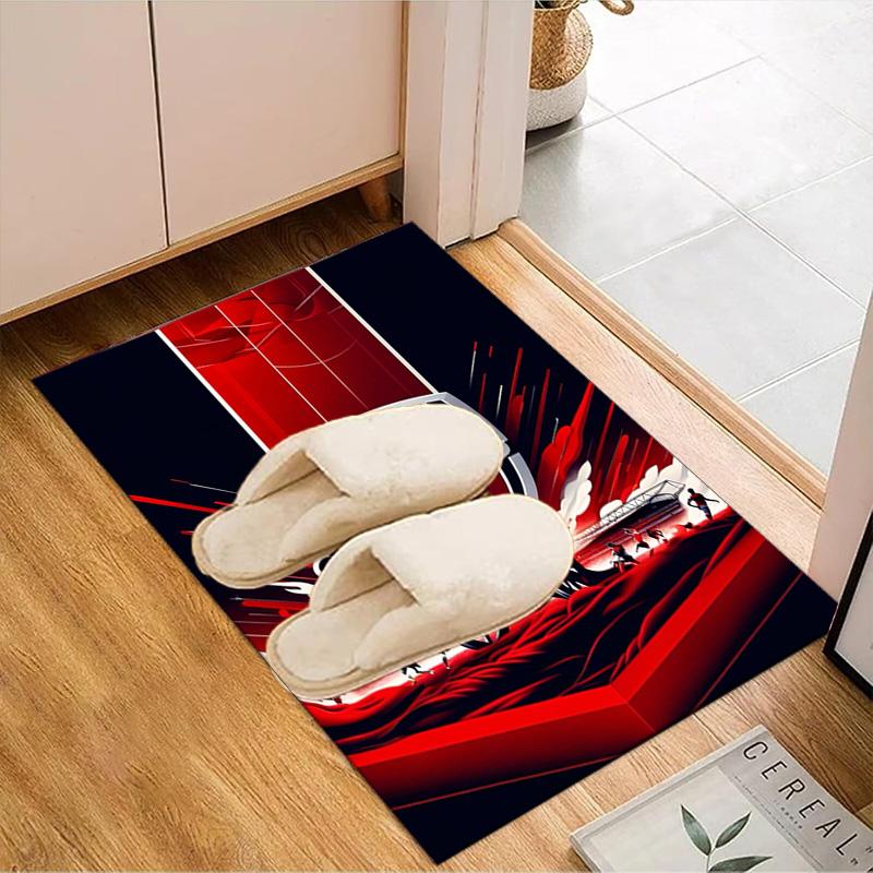 Arsenal Football Club Crest Printed Office Carpet Chair Cushion  Entryway Rug, Rugs for Living Room, Bedroom Christmas gifts