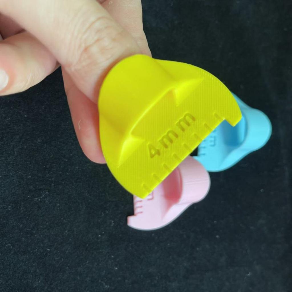 3Pcs Sewing Template Ruler Finger Sewing Ruler Quilting Stitching Aid For Fabric Measuring Quilting Sewing Craft Project