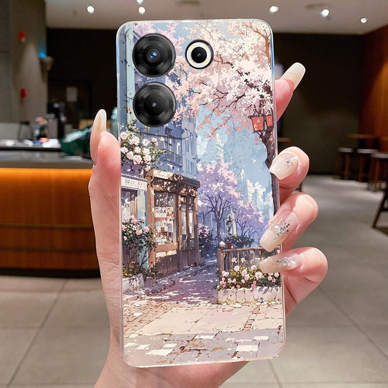 Чехол для Tecno Camon 20 Pro 5G Чехол CK8n Эстетичный Милый Крутой Мальчики Девочки Прозрачная Задняя Крышка Чехол для Телефона Tecno Camon 20s Pro 5G