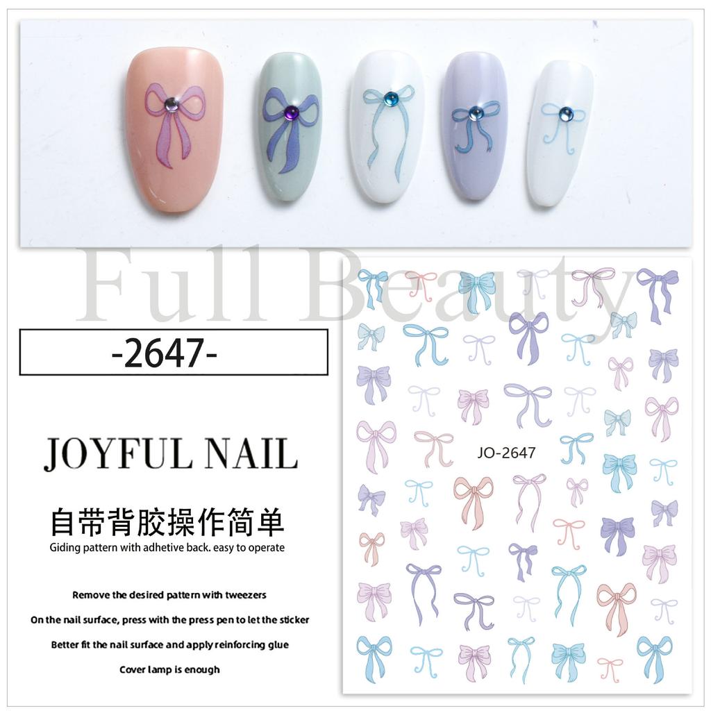 Nail Art Stickers, Imitation Hand-Painted Golden Branches, Jade Leaves, Bronzing Flowers, Flower Petals, Adhesive Nail Stickers