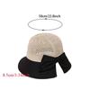 Foldable Bucket Hat Wide Brim Sunshade Hat Summer Beach Cap