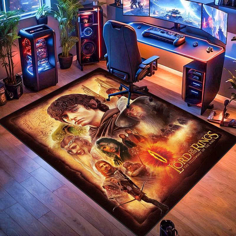 Middle-earth's Epic Saga carpet Living room and bedroom mats Suitable for all seasons Bathroom mat Art Protective pad