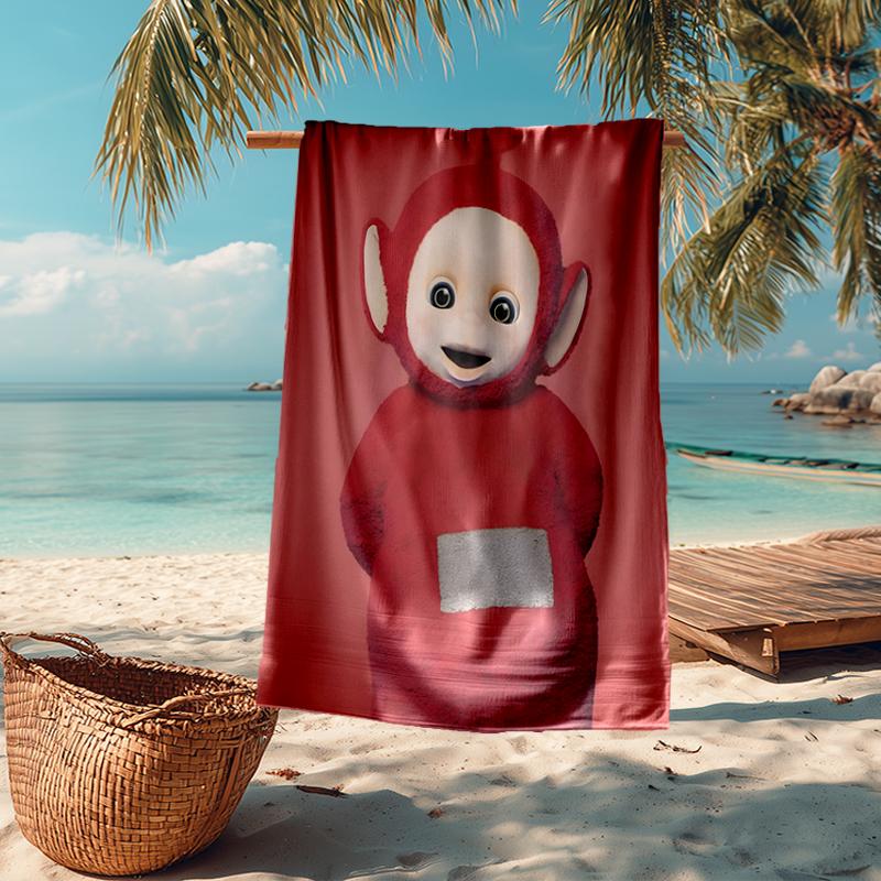 Teletubbies Fashion Beach Towel: Ideal for Summer Adventures Soft, absorbent and quick drying suitable for swimming and bathing