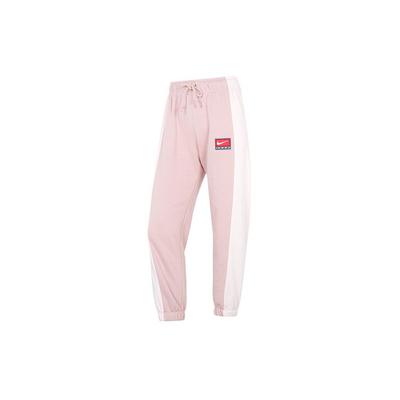 Color Block Casual Cuffed Vintage Sports Long Pants Women Pants Pink DQ6604-601