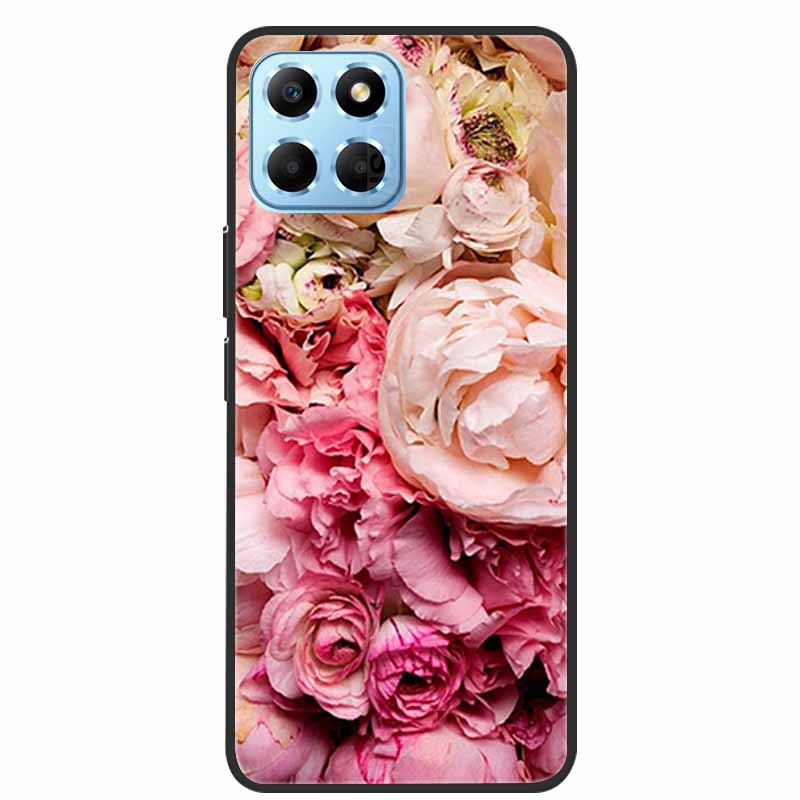 Чехол для Honor X8 5G X6 Животные Мягкий силиконовый задний чехол из ТПУ для Huawei Honor X8 5G Funda Honor X6 HonorX6 Кот Волк Coque