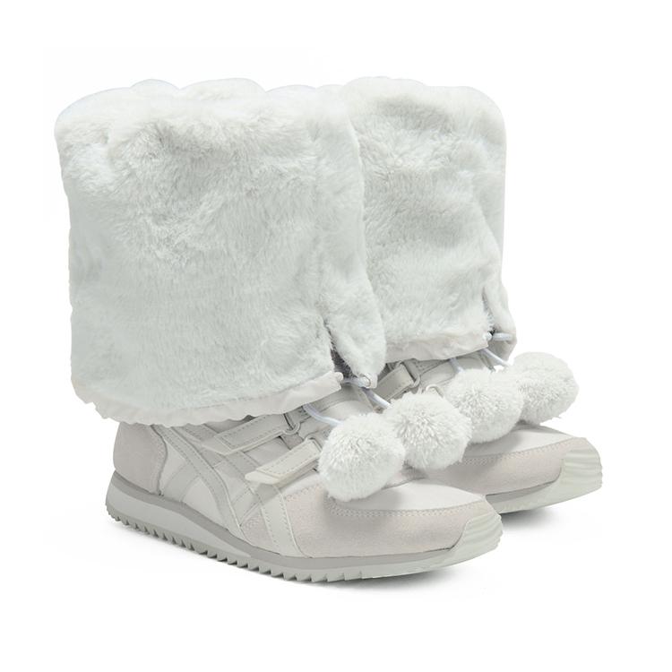 ONITSUKA TIGER Теплые высокие повседневные кроссовки Женские белые кроссовки 1182A676-100