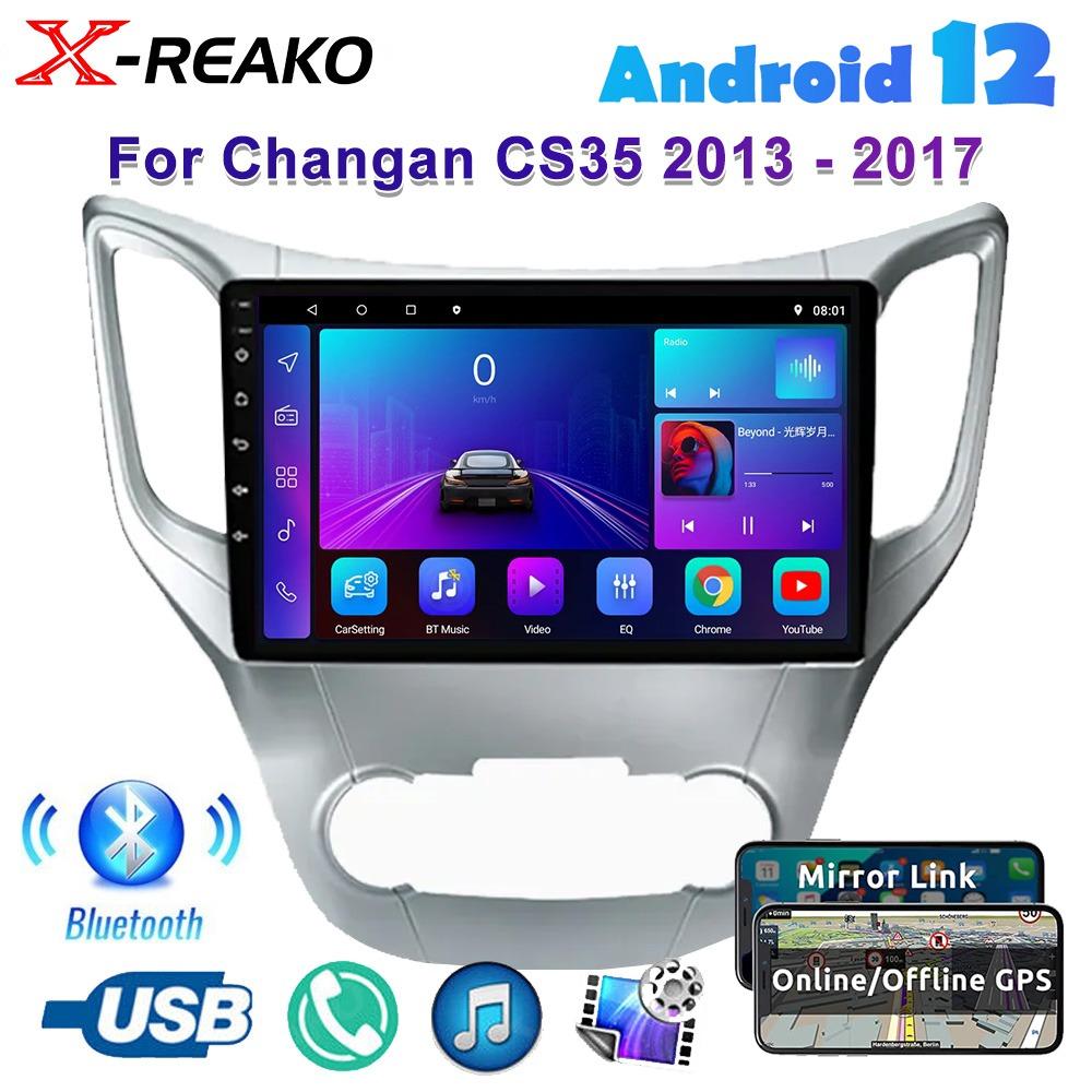 Android 12 Car Radio Video Player For Changan CS35 2013-2017 Auto Multimedia GPS Stereo DSP Stereo Carplay