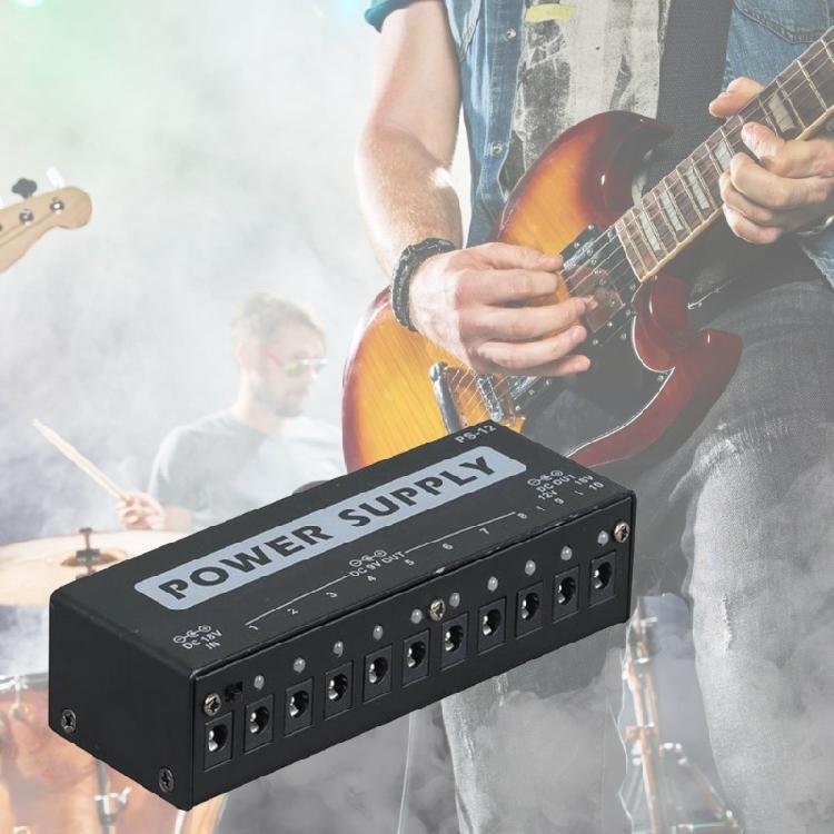 Эффективный блок питания для гитарных педалей с 10 изолированными выходами для педалей эффектов 9В 12В 18В Блок питания для гитарных педалей