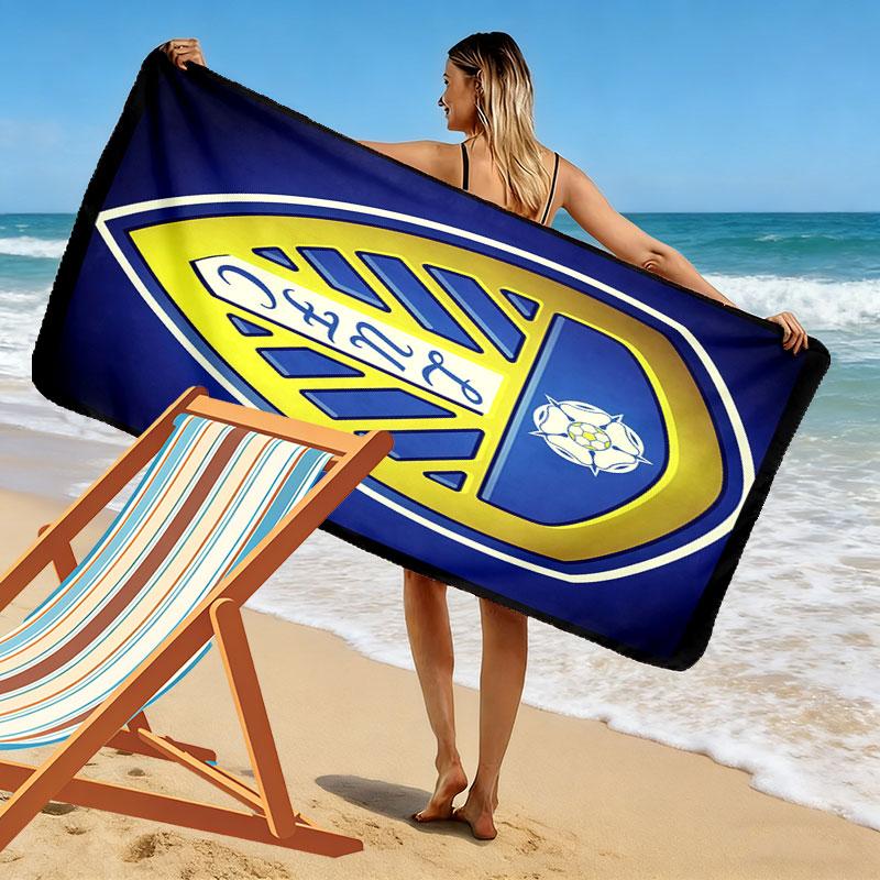LUFC poster Beach Towel, Large Soft Quick Dry Towel for Beach Camping Swimming