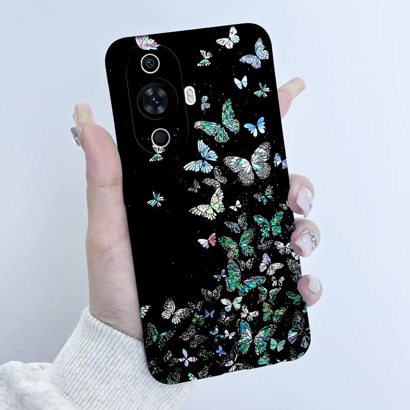 Чехол для Huawei Nova 12s FOA-LX9 Дизайн 'Цветочная Девочка' Мягкий Силиконовый Чехол для Huawei Nova 11 Nova11 Pro Ultra Nova12s Чехлы для Телефона