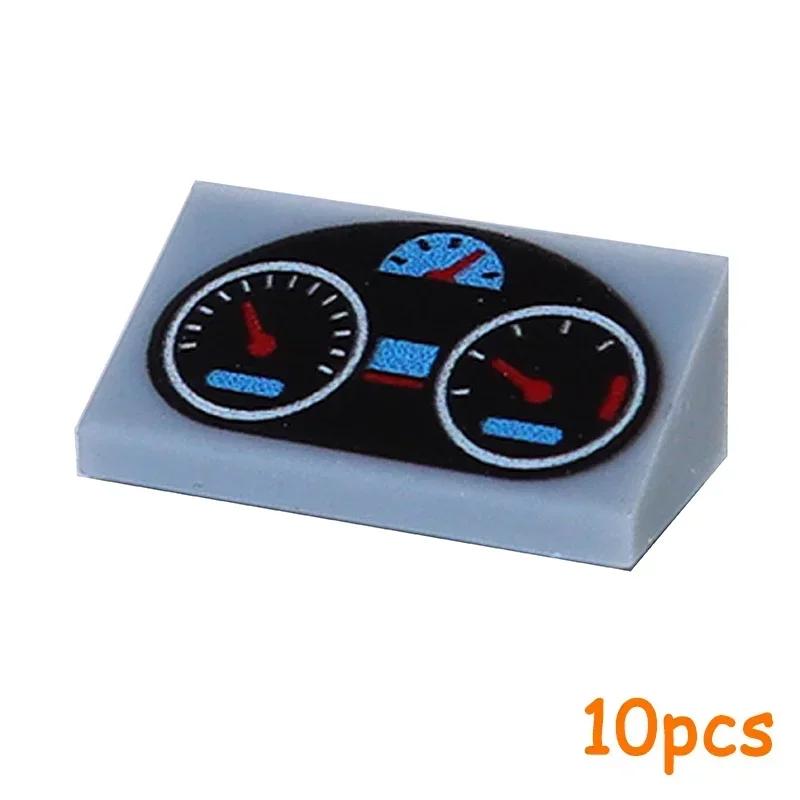 Non-Toxic Moc Printed Gauges Controls Center Radar Screen Keypad Letters Numbers Food Wood Grain Gold Silver Bricks Dollar Building Blocks