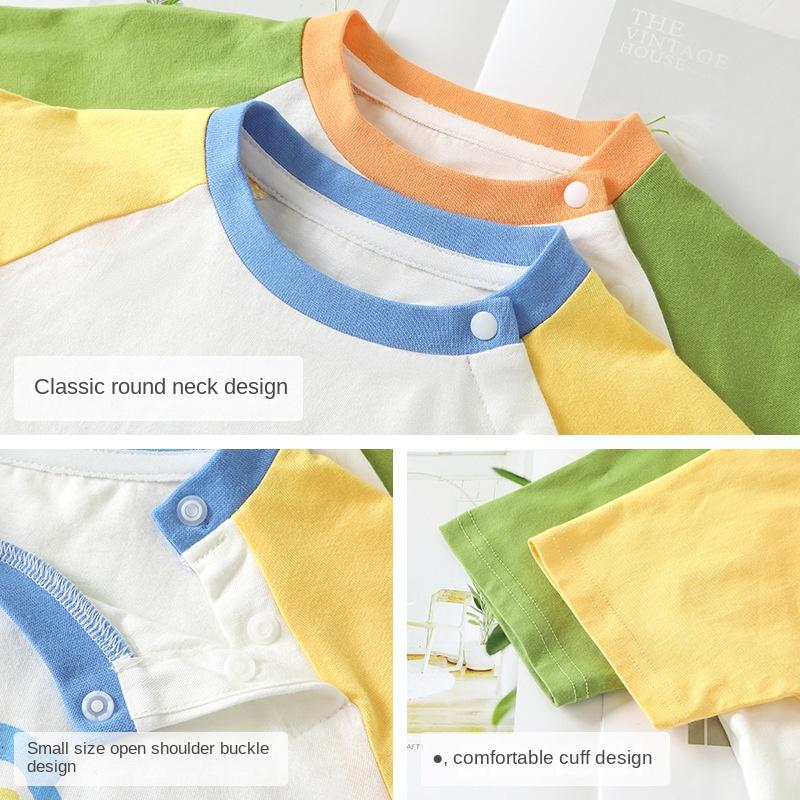 Baby Clothes Casual Short-sleeved T-shirts Summer Clothes Boys Girls Baby Children Children Summer Half-sleeved Tops