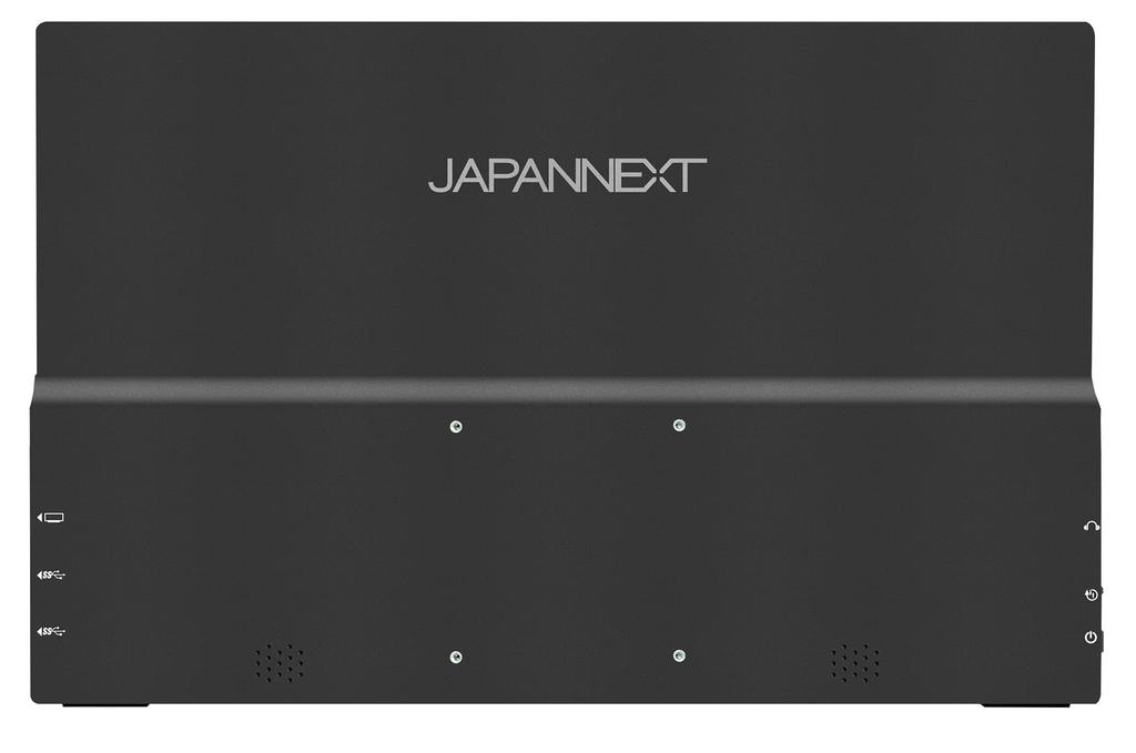 Refurbished JAPANNEXT Mobile Monitor with IPS Full HD 1920x1080 Smart Case PC 17.3-inch Panel, Resolution, (Type C, Compatible, Built-in Speakers,