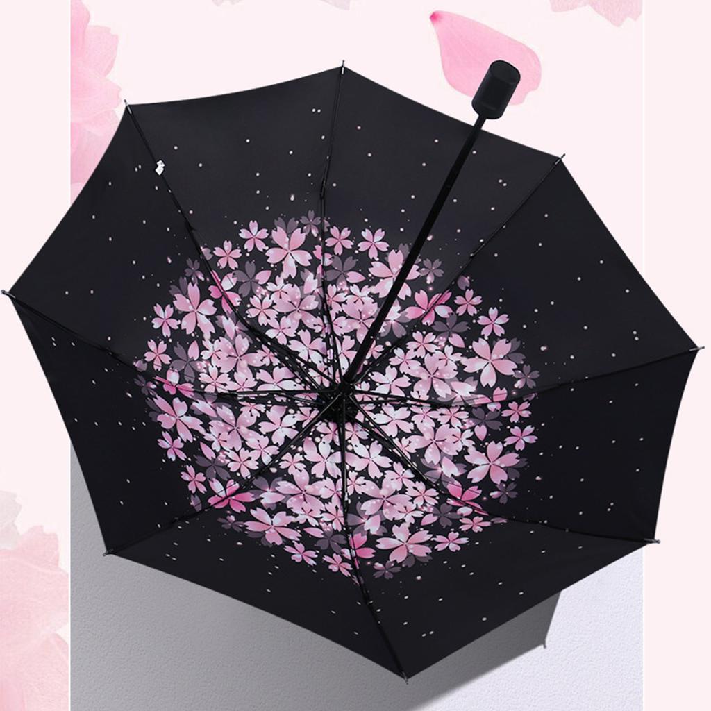 Sun Umbrella UV Protection Small Black Umbrella Sun Umbrella Black Rubber Umbrella Sun Protection Clear Umbrella