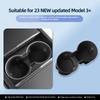 Держатель для стакана с водой для Tesla Model3 Highland 2025, центральный пульт управления, держатель для напитков, чехол для стакана с водой на заднее сиденье, аксессуары для салона автомобиля