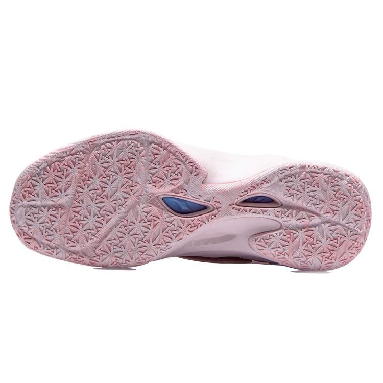 Li-Ning Chrysalis Shock Absorption Anti-Slip Wear-Resistant Support Mid-Top Basketball Shoes Men Sneakers Pink ABAR081-6