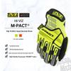 Перчатки Mechanix Wear M-Pact с высокой видимостью, ударопрочные, для сенсорных экранов